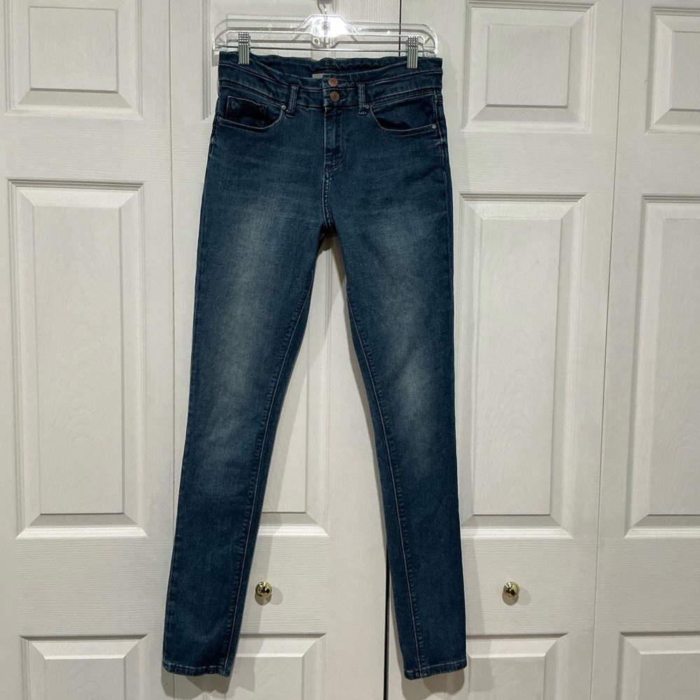 🤎 Topshop MotoKristen Skinny Blue Denim Jeans - Size 10/30